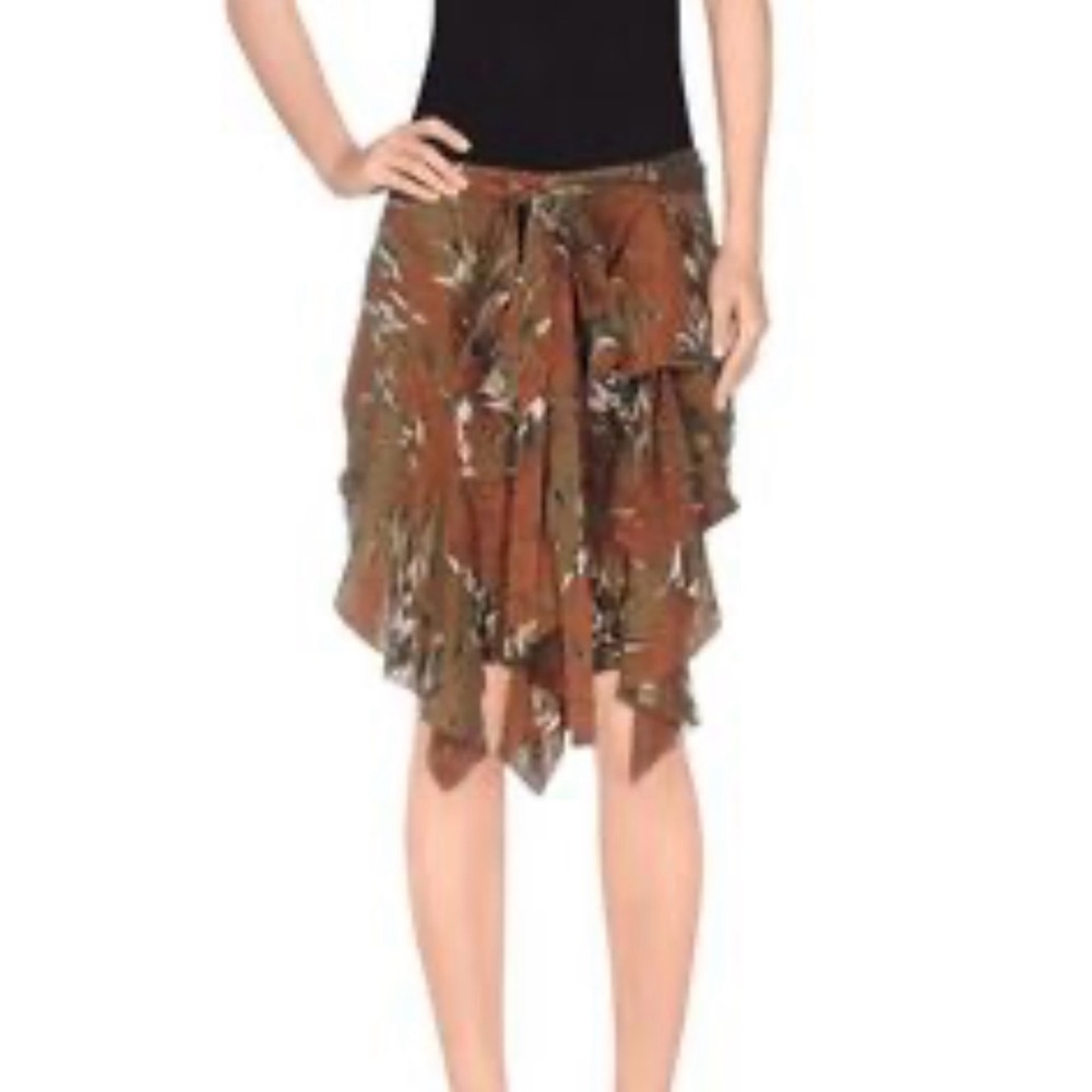 Edun Silk Print Mini Skirt